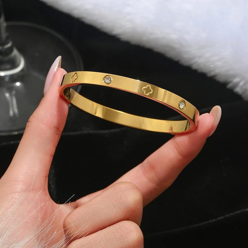 Pulseira Trevo da Sorte – Elegância