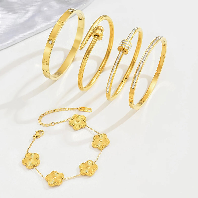 Pulseira Trevo da Sorte – Elegância